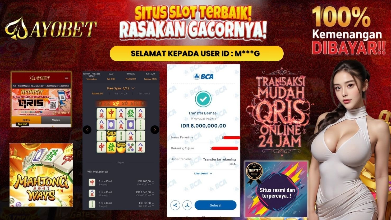 AYOBET JACKPOT SLOT MAHJONG WAYS